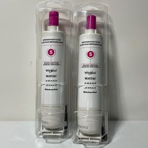 2 Pack Whirlpool everydrop Refrigerator Water Filter 5 (EDR5RXD1)